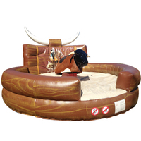Nouveau design commercial fou mécanique rodéo tour jeux de sport taureau gonflable équitation machine rodéo taureau mécanique pour location
