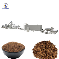Línea de Maquinaria para Producción de Pienso para Peces de Acero Inoxidable, Equipo Industrial de Extrusión de Pienso Flotante Seco para Peces