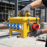 Boîtier de distribution électrique industriel CHENF, panneau électrique, boîte à interrupteurs 32A, prises 6 220V/380V, IP67, étanche à la poussière, CE