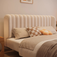 Lits en métal sur mesure 180*217*90cm, taille king, en cuir PU, gain de place pour la chambre à coucher, appartement, faible coût, longue durée de vie