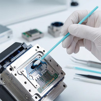 WIPESTAR Hisopos de Espuma Sin Pelusa para Cuartos Limpios, Hisopos Desechables de Esponja de PU para Limpieza de PCB Electrónicos, Hisopos de Algodón para Limpieza de Cabezales de Impresora
