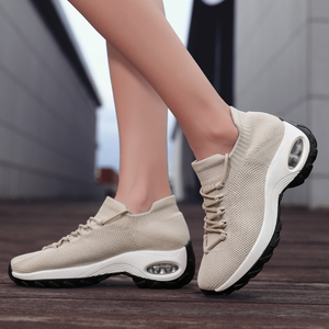 <span class=keywords><strong>2021</strong></span> Chaussure, calcetín de tacón informal para mujer, zapatillas ligeras para caminar y deportes, calzado para correr, transpirable, Tenis femeninos de primavera - Product Image 4
