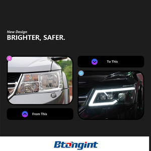 Adatto per Dodge Journey 09-15, gruppo ottico anteriore aggiornato con luci diurne a LED Rolls Royce e lente a LED dinamica per indicatori di direzione. - Product Image 4