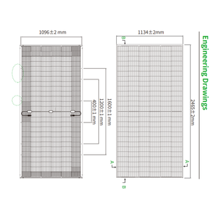 Panneaux solaires photovoltaïques monocristallins Jinko 78HL4-BDV 625W 630W 635W 640W 645W 650W avec double vitrage - Product Image 6