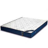 Matelas à ressorts ensachés professionnel pour hôtel étoilé, épaisseur personnalisée, couche supérieure en coton, matelas à ressorts continus