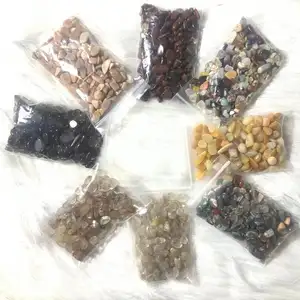 африканский камни Suppliers-Оптовая продажа, натуральные кварцевые кристаллы, драгоценные камни, лечебные камни, гравий, кристалл, опущенный камень, 100 г в пакете