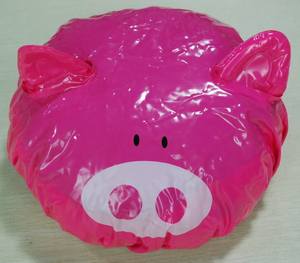 Gorro de ducha de bebé de estilo de dibujos animados multidiseño 3D para niños Material de PEVA impermeable para uso en el baño - Product Image 1