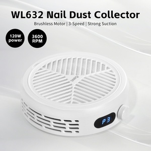 Aspirateur à ongles WL632 personnalisé en usine, turbine sans balais, pour salon de manucure - Product Image 2