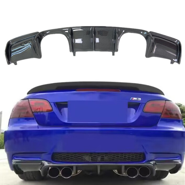 E92 M3 GTS - V Style Carbon Fiber Rear Bumper Diffuser for BMW M3 E92 E93 Body Kit