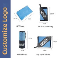 Custom Absorbent Knitted Quick Dry Eco-Friendly Microfiber Suede Yoga Fitness Exercise Gym Travel Towel Personalized Sports