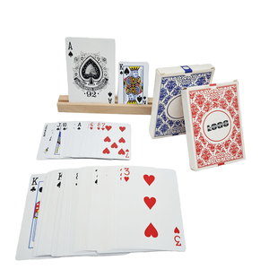 Tùy Chỉnh In Casino Poker Kích Thước Thẻ Nhựa Không Thấm Nước Poker Chơi Thẻ Boong Thẻ Trò Chơi Cho Bán - Product Image 1