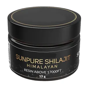 Complejo puro de minerales traza de Resina 100% de Shilajit del Himalaya con ácido fúlvico 85% para soporte inmunológico energético Embalaje de etiquetas OEM