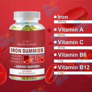 Suplemento <span class=keywords><strong>de</strong></span> <span class=keywords><strong>Hierro</strong></span> 4 en 1 con Vitaminas A, C, B6 y B12, Fórmula Personalizada <span class=keywords><strong>para</strong></span> Niños y <span class=keywords><strong>Adultos</strong></span>, Apoyo Energético, Marca Privada OEM/ODM - Product Image 5