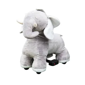 Vip amigos novo design alimentado por bateria, bebê, elefante, carro, brinquedos de pelúcia, bichos de pelúcia, rodas, passeio em animais de brinquedo