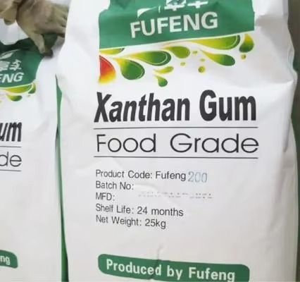 Premium Food Grade Xanthan Gum Fufeng/MeiHua Brand 1200-1700 Cps Viscosity Salad Dressing Stabilizing Beverage Suspension Bakery