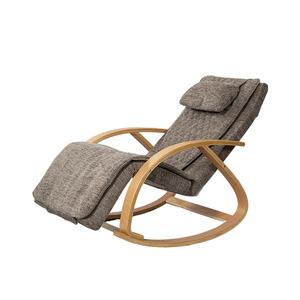 Chaise longue de style nordique avec fonction massage et inclinaison pour la relaxation et les loisirs - Product Image 1