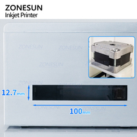 Zonesun ZS-TIP127 Semi-Automatische Desktop Vervaldatum Inkjetprinter