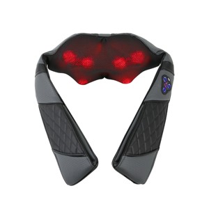 Eléctrico <span class=keywords><strong>Shiatsu</strong></span> calefacción amasado masajeador masaje de cuello y hombro chal - Product Image 3