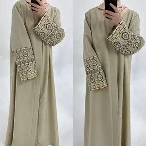 Abayas 두바이 의류 카프탄 이슬람 의류 Abaya 여성 이슬람 드레스