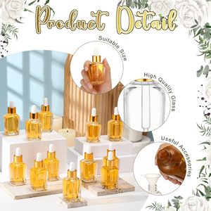 Botella de Vidrio de 30 ml con Tapón de Rosca y Logotipo Personalizado, Impresa con Serigrafía, para Suero Corporal, Aceite Esencial y Aceite Capilar - Product Image 3