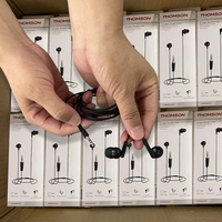 Écouteurs filaires jetables 3,5 mm à bas prix OEM pour casques d'écoute d'aviation