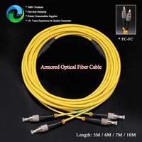 Câble à fibre optique pour imprimante jet d'encre grand format CNSZXXZY, FC-FC 5M 8M, machine UV, fibre double cœur