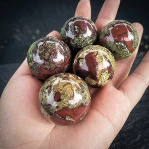 Wholesale Dragon Blood Jasper Healing <b>Crystal</b> <b>Ball</b> Spheres 40mm+ Feng Shui Home Decor Handmade Quartz Crafts Stones Gemstone - Product Image 3