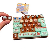 26 Key Keyboard Decompression Fingertip Mechanical Keyboard Keychain Bag Pendant Gift Bag Backpack Charm