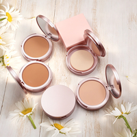 Palette de poudre bronzante pour le visage, vegan, pressée, imperméable et minimisant les pores, avec logo personnalisé, poudre de maquillage mate personnalisable