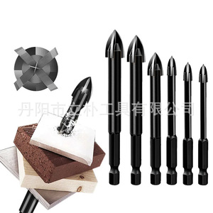 Mr <b>Drill</b> <b>Masonry</b> <b>Drill</b> <b>Bit</b> <b>Set</b> 3-12mm Hex Shank Spiral For Ceramic Tile Wall Drilling - Product Image 2