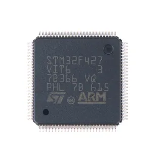 HXC STM32F427VIT6 ไมโครคอนโทรลเลอร์ 32 บิต สำหรับ Cortex-M4 180MHz หน่วยความจำแฟลช 2MB แบบ LQFP-100 พร้อมพอร์ต USB/CANbus สำหรับระบบฝังตัว - Product Image 1