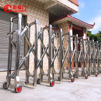 Barrière de trafic rétractable en acier inoxydable de haute qualité taille personnalisable personnalisation d'usine cloison porte de garde-corps