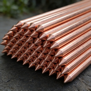 Tige de terre en acier cuivré électrolytique, longueur 1200-3000 mm, couche de cuivre de 0,25 mm d'épaisseur, anti-décapage, durée de vie 50 ans, protection contre la foudre - Product Image 6