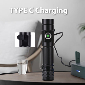 Đèn Pin Mini Nhôm 3000 Lumens Đèn Pin <span class=keywords><strong>Led</strong></span> Sạc Được Mạnh Mẽ Dài - Product Image 6