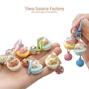 तीन आयामी केचेन प्यारा केचेन प्यारा कार्टून लटका गहने लड़कियों छात्र स्कूल बैग पेंडेंट छोटे मिश्र धातु प्लास्टिक उपहार बनाया गया - Product Image 1