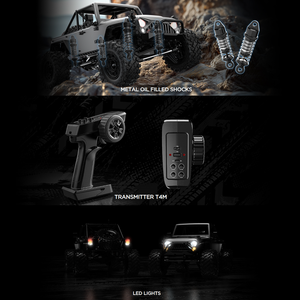 MJX Hype Go 1/12 4WD Motor sin escobillas Coche Carcasa <span class=keywords><strong>de</strong></span> aluminio Metal Escalada Off-Road Monster Truck 12 km/H Control remoto <span class=keywords><strong>de</strong></span> velocidad - Product Image 6