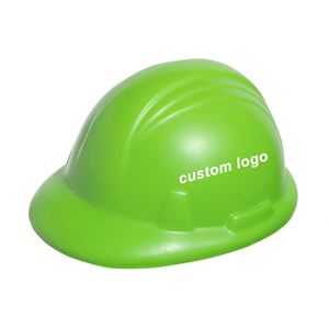 ของขวัญส่งเสริมการขาย หมวกนิรภัยพิมพ์โลโก้ตามสั่ง ลูกบอลคลายเครียด - Product Image 1