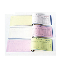 Personnalité personnalisée Design Printing Carnets de commandes de vente papier autocopiant du CNRC Cahier de factures de reçus de caisse Cahier de factures