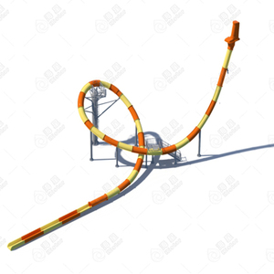 Tobogán Acuático Gigante <span class=keywords><strong>de</strong></span> Fibra <span class=keywords><strong>de</strong></span> Vidrio Ecológico a Precio Razonable para Parques Temáticos, Uso Comercial y Doméstico - Product Image 4