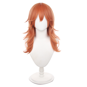 Peluca de <span class=keywords><strong>Cosplay</strong></span> de Demonio Ángel Naranja Marrón de 60 cm de Ainizi de Chainsaw Man - Product Image 2