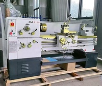 Tour universel horizontal CA6136, machine à tournage manuelle de haute précision pour l'usinage en atelier