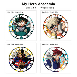 My Hero ACADEMIA hiện đại tối giản Đồng hồ treo tường phim hoạt hình đồng hồ Anime ngoại vi sáng tạo thời trang trang trí đồng hồ treo tường bán buôn - Product Image 1