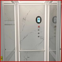 Heimaufzug für 2-3 Etagen, Familien-Innenlift, Kleiner Einfacher Hydraulischer Aufzug für Eigenheim, Villa, Loft