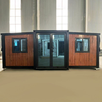 Maison conteneur modulaire préfabriquée extensible à énergie solaire, directement de l'usine, pour une vie éco-responsable en villa