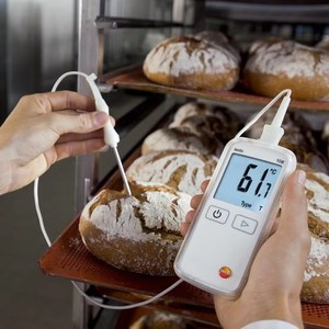 Thermomètre alimentaire portable étanche Testo 108, prend en charge les sondes thermocouples de type T/K, testeur de température portable IP67 - Product Image 2