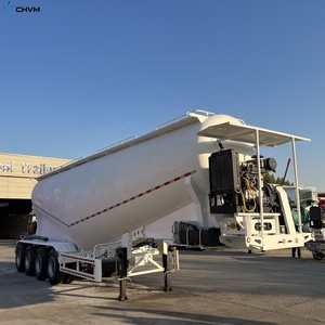 Droge Bulk Kalkpoeder Tanker <span class=keywords><strong>60</strong></span> Ton Cement Silo Tank Bulk Cement Aanhangwagen - Product Image 4