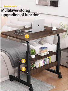 Meubles de <span class=keywords><strong>bureau</strong></span> à domicile portables petits espaces canapé chambre chevet apprendre jouer jeu <span class=keywords><strong>bureau</strong></span> <span class=keywords><strong>sur</strong></span> roues mobile avec KC-T0896 de rangement - Product Image 4