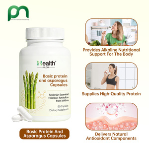 Capsules d'asperges alcalines protéinées de haute qualité, compléments alimentaires naturels à base de plantes, produits de beauté pour adultes, stimulent l'immunité, améliorent le corps - Product Image 3