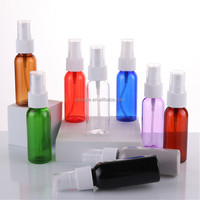 Bouteille PET transparente à pompe doseuse, à épaulement rond, pour liquides, 30ml 50ml 60ml 100ml 120ml 2 oz 4oz, avec pulvérisateur à brume fine