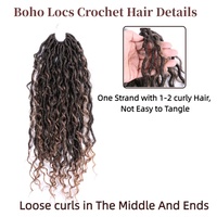 Échantillon Gratuit 14-26 Pouces River Locs Cheveux à Tresser Fibre Synthétique Haute Température Cheveux au Crochet Tresses Africaines Mèches